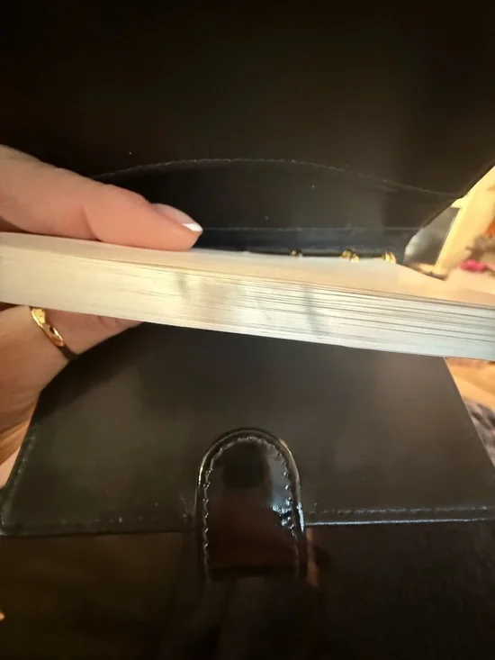 CHANEL authentic black patent leather agenda cardholder with Ashford paper. EUC - Picture 9 of 11